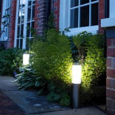 Retoo Zunanja vrtna svetilka, okrogel drog, E27, IP44, 45 cm