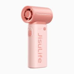 JISULIFE Mini prenosni ventilator USB-C 5000mAh - roza