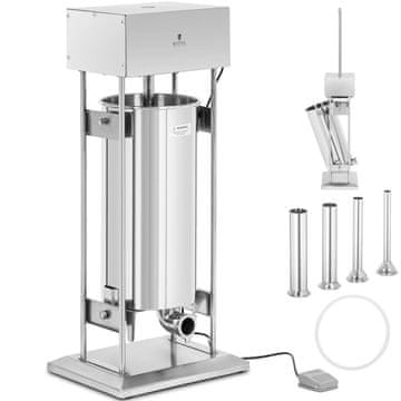 Royal Catering Električni vertikalni polnilnik za klobase, 4 lijaki, 30 l, 400 W