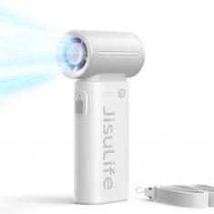 JISULIFE Mini ventilator USB-C 3600mAh - siv