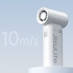 JISULIFE Mini ventilator USB-C 3600mAh - siv