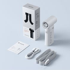JISULIFE Mini ventilator USB-C 3600mAh - siv