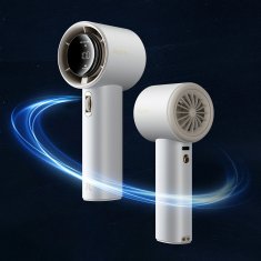 JISULIFE Mini ventilator, prenosni ventilator - 3600 mAh - bel
