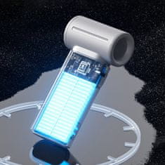 JISULIFE Mini ventilator USB-C 3600mAh - siv