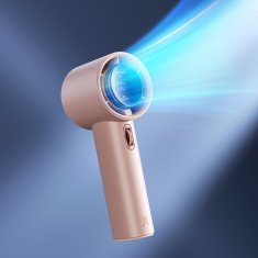 JISULIFE Mini ventilator, prenosni ventilator - 3600 mAh - roza
