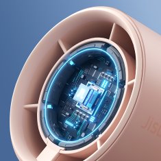 JISULIFE Mini ventilator, prenosni ventilator - 3600 mAh - roza