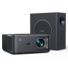 YABER Full HD 1080p LCD multimedijski projektor z zvočniki JBL in WiFi BT K2s Pro subwoofer – črn