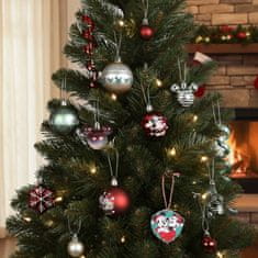 Disney Disney Mickey Mouse SET okraskov, NELOMLJIVI okraski za božično drevo, plastični okraski, SET 25 kosov