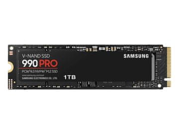 Samsung SSD 1TB M.2 80mm PCI-e 4.0 x4 NVMe, V-NAND, 990 PRO (MZ-V9P1T0BW)