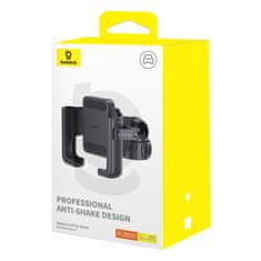 BASEUS GoTrip nosilec telefona za motor, 360°, črn