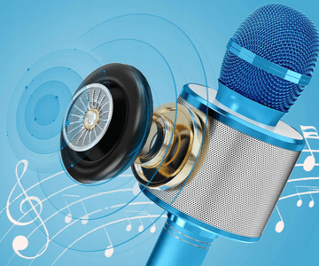 Priročen mikrofon z zvočnikom