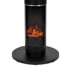 Teesa 2000W nihajni touch električni keramični ventilatorski grelni kamin LCD 100cm + daljinec