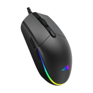 Baracuda miška črna BGM-111 CRAB-B Gaming