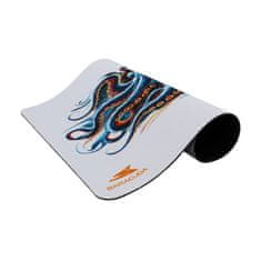 Baracuda podloga za miško bela - motiv hobotnica BGMP-051 OCTOPUS