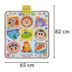 Kruzzel Interaktivna plesna podloga živali