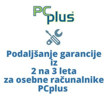 PCplus podaljšanje garancije iz 2 na 3 leta za PCplus DREAM, GAMER, STORM računalnike