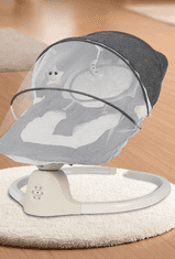 Tavalax AI pametna otroška električna gugalnica – tiho guganje, daljinsko upravljanje in glasba Bluetooth