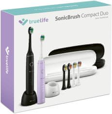TrueLife Compact Duo zobna ščetka, črna/vijolična (8596687101106)