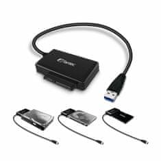 Fantec čitalec diskov SATA adapter z napajalnikom 2571