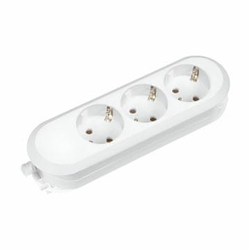 Bachmann podaljšek kabelski 3x220V brez kabla bel 385.270