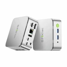 GMKtec računalnik mini PC G10 AMD Ryzen5 16GB RAM 512GB SSD NucBox srebrn