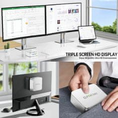 GMKtec računalnik mini PC G10 AMD Ryzen5 16GB RAM 512GB SSD NucBox srebrn