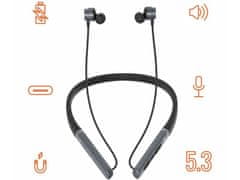 Manta MNH02 OLYMPIC II brezžične ušesne slušalke, Bluetooth 5.3, črno-sive