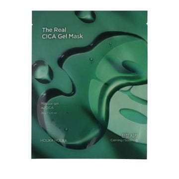 Holika Holika The Real CICA Gel Mask obnovitvena in pomirjujoča nočna maska za obraz 35 g unisex