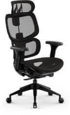 SENSE7 Pisarniški stol Nobu, črn, mreža