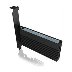 IcyBox IB-PCI214M2-HSL ohišje/adapter za M.2 NVMe SSDje na PCIe x4 kartico s hladilnikom