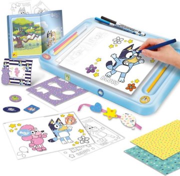 LISCIANI Risarska šola z osvetljeno tablo Bluey