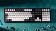 Keychron Q6 HE brezžična mehanska tipkovnica, Gateron nebula magnetna stikala, RGB, črna (Q6H-M1-UK)