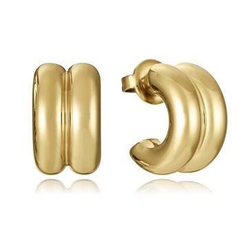 Viceroy Pozlačeni polkrožni uhani Air 14195E01012