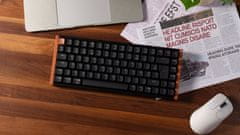 Keychron K2 HE brezžična mehanska tipkovnica, aluminij, Gateron nebula magnetna stikala, RGB, črna (K2H-F1-UK)