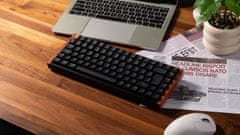 Keychron K2 HE brezžična mehanska tipkovnica, aluminij, Gateron nebula magnetna stikala, RGB, črna (K2H-F1-UK)