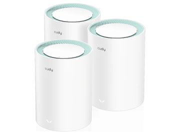 Cudy Mesh sistem M1500 (3-Pack), AX1500 Gigabit Wi-Fi 6