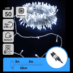 Aigostar LED svetlobna veriga hladno bela 5m IP44 