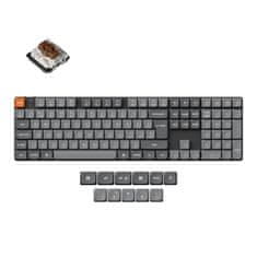 Keychron K5 Max brezžična mehanska tipkovnica, Gateron rjava stikala, RGB (K5M-H3-UK)