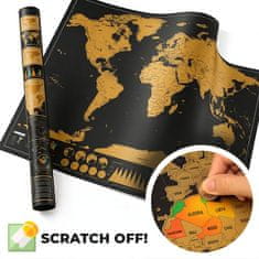 Cool Mango Svetovni zemljevid za odkrivanje – Scratchmap