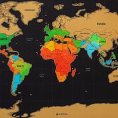 Cool Mango Svetovni zemljevid za odkrivanje – Scratchmap