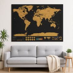 Cool Mango Svetovni zemljevid za odkrivanje – Scratchmap