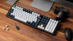 Keychron Q6 Max brezžična mehanska tipkovnica, Gateron Jupiter rjava stikala, RGB, črna (Q6M-M3-UK)
