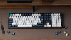 Keychron Q6 Max brezžična mehanska tipkovnica, Gateron Jupiter rjava stikala, RGB, črna (Q6M-M3-UK)