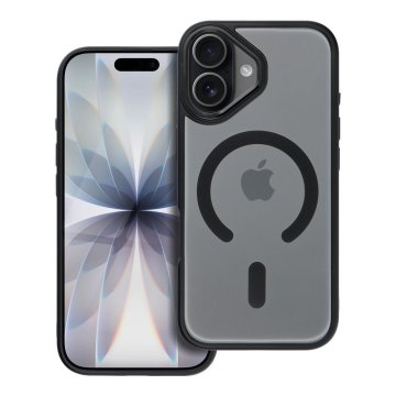 OEM MATTE MAG COVER ovitek, združljiv z MagSafe za IPHONE 17 črn