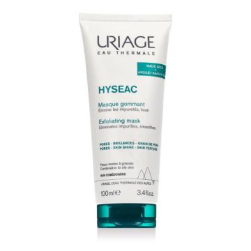 Uriage Hyséac Exfoliating Mask piling maska za mešano do mastno kožo 100 ml unisex