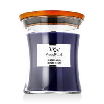 Woodwick Hinoki Dahlia dišeča svečka