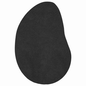 Vidaxl Preproga HUARTE Črna 160 x 230 cm Poliester