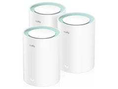 Cudy M1500 dostopna točka, AX1500 Gigabit Wi-Fi 6, Mesh sistem, 3kos