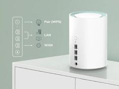 Cudy M1500 dostopna točka, AX1500 Gigabit Wi-Fi 6, Mesh sistem, 3kos