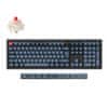 Keychron V6 Max brezžična mehanska tipkovnica, Gateron Jupiter rdeča stikala, RGB, črna (V6M-D1-UK)